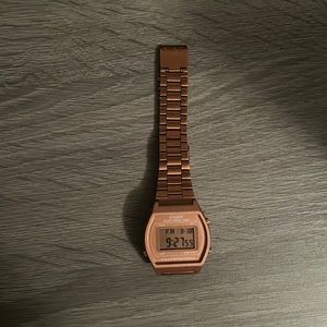 Rose Gold casio watch